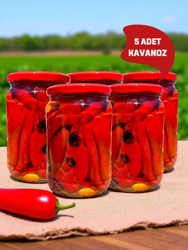 Közlenmiş Biber 5x500 gr
